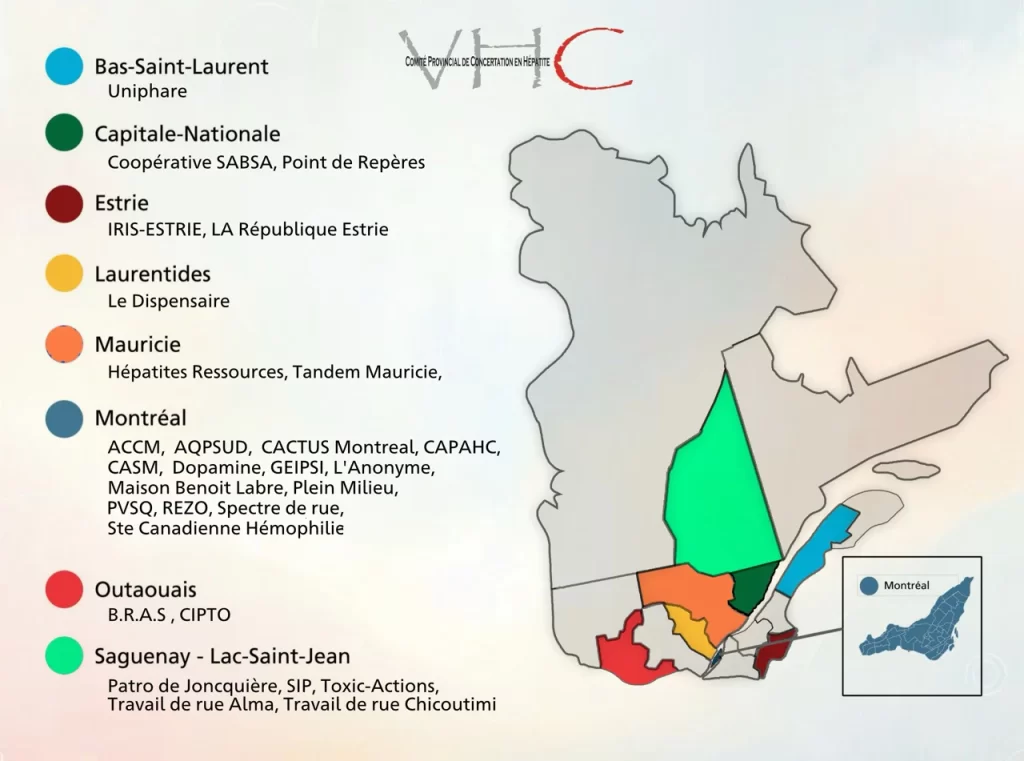 Map of the members of the committee (2023-2024)