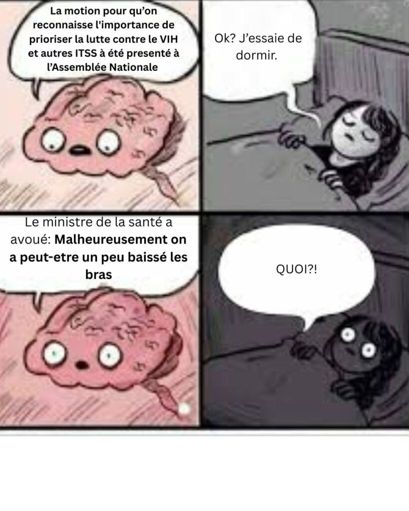 En cette Journée québécoise de sensibilisation à l’hépatite C, nous utilisons l’humour pour interpeller et mobiliser la communauté. Découvrez ci-dessous les mèmes créés par notre équipe.